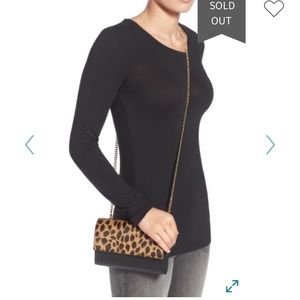 Vince Camuto Fayna Calf Hair purse